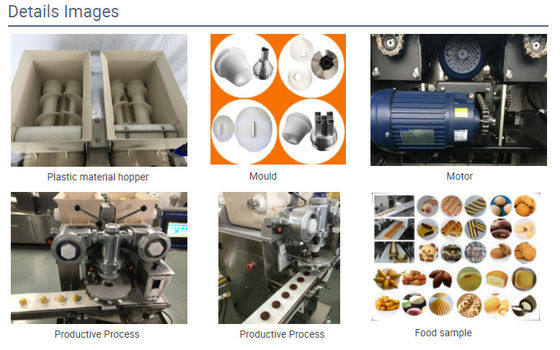 Filled Pineapple Cake Automatic Encrusting Machine PLC Control
