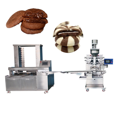 SUS 304 Ligne de production de biscuits de chocolat liquide en acier inoxydable de qualité alimentaire