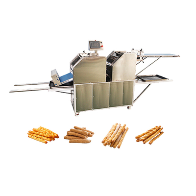 Fabricant de bâtons de pâte Grissini / machine de formage de bâtons de pain à la pâte à tartiner pour les plantes alimentaires