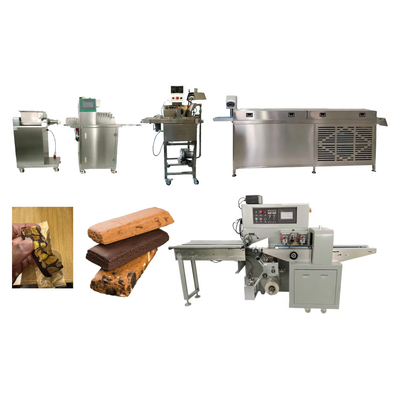 Ligne de production automatique de barres de fruits de pâte de datte de chocolat