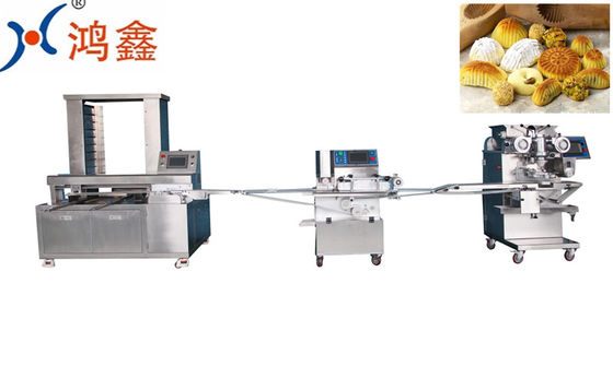 Chaîne de production automatique de gâteau de lune de 3KW Maamoul