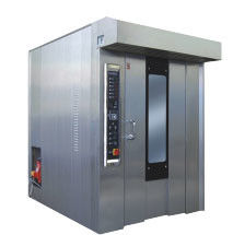 Les pleins 64 plateaux d'acier inoxydable intoxiquent Oven For Bread rotatoire